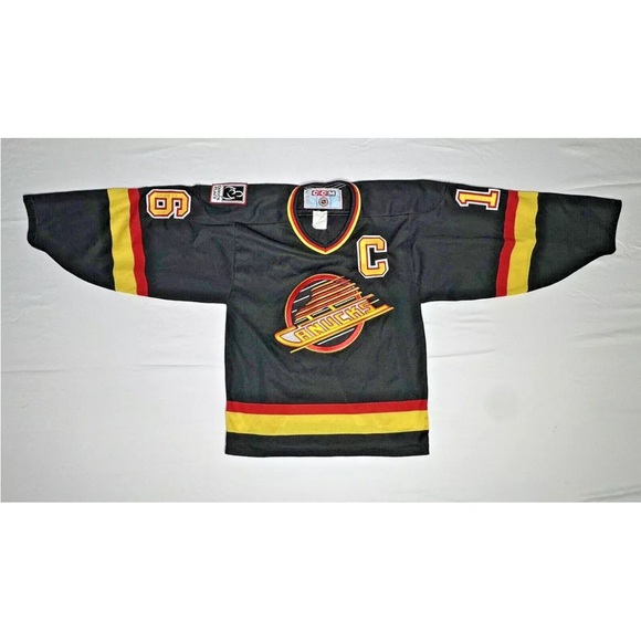 Vintage Authenthic CCMTrevor Linden Vancouver Canucks Hockey Jersey Size Small